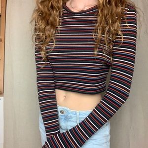 Long sleeve striped shirt